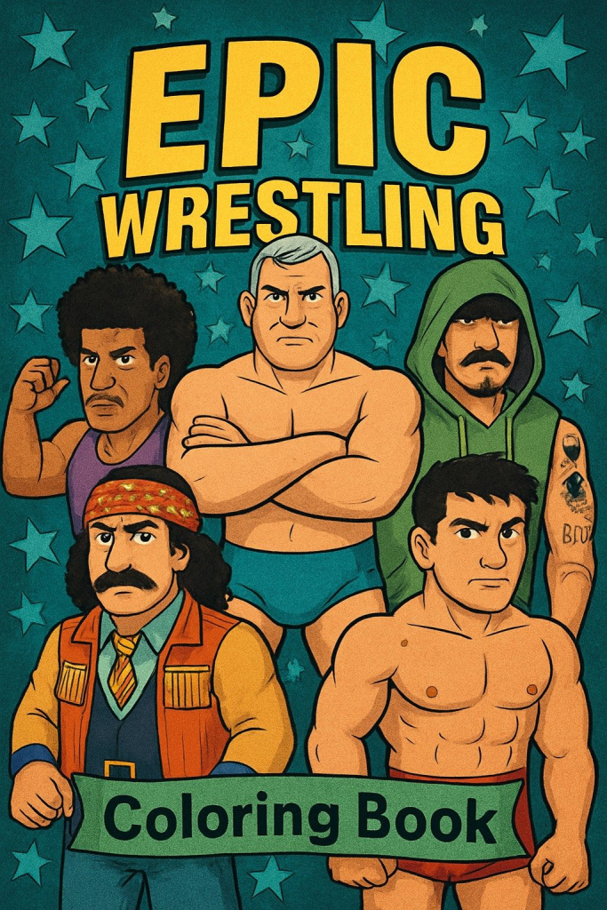 EPIC Wrestling Coloring Book issue #1 color variant
