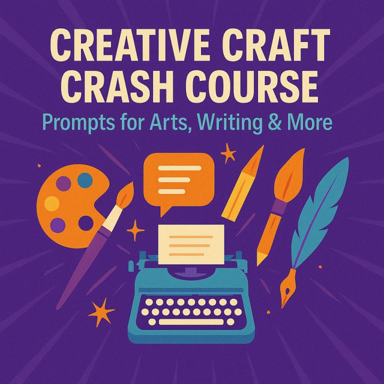 Creative Craft Crash Course: Prompts for Arts, Writing, and More