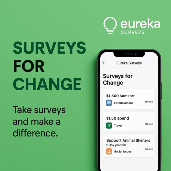Sign-up for EUREKA Surveys and use Alt+Penguin's referral code:  DEEH1L2Link-https://eurekasurveys.page.link/4JunkgmVXknZeA378