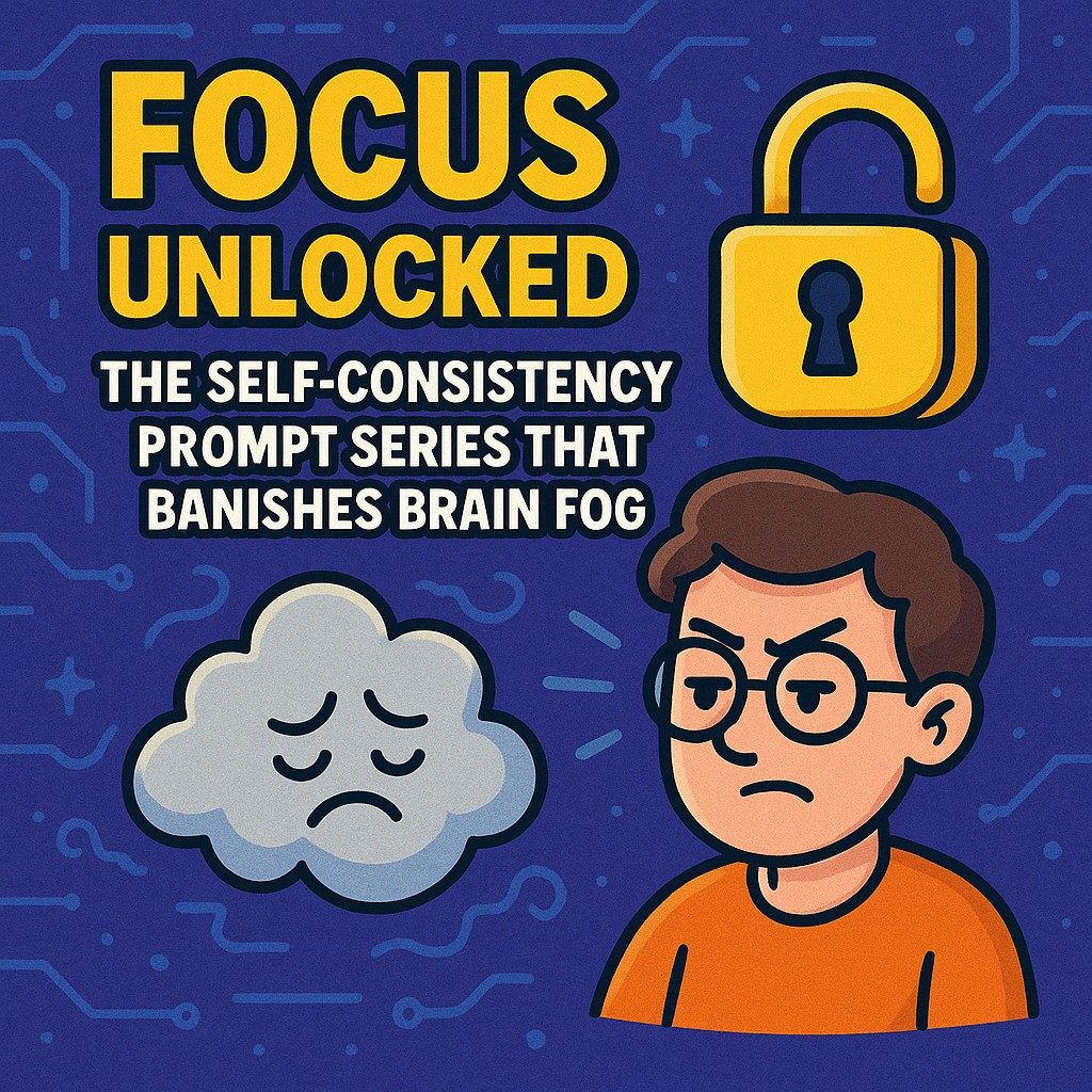 Focus Unlocked: The Self-Consistency Prompt Series that Banishes Brain Fog