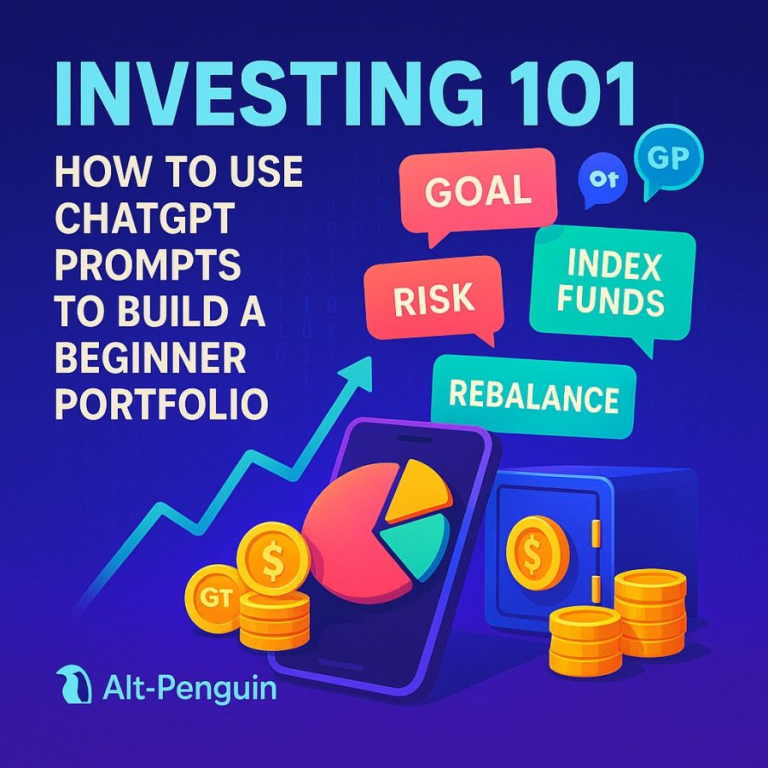 Investing 101: How to Use ChatGPT Prompts to Build a Beginner Portfolio