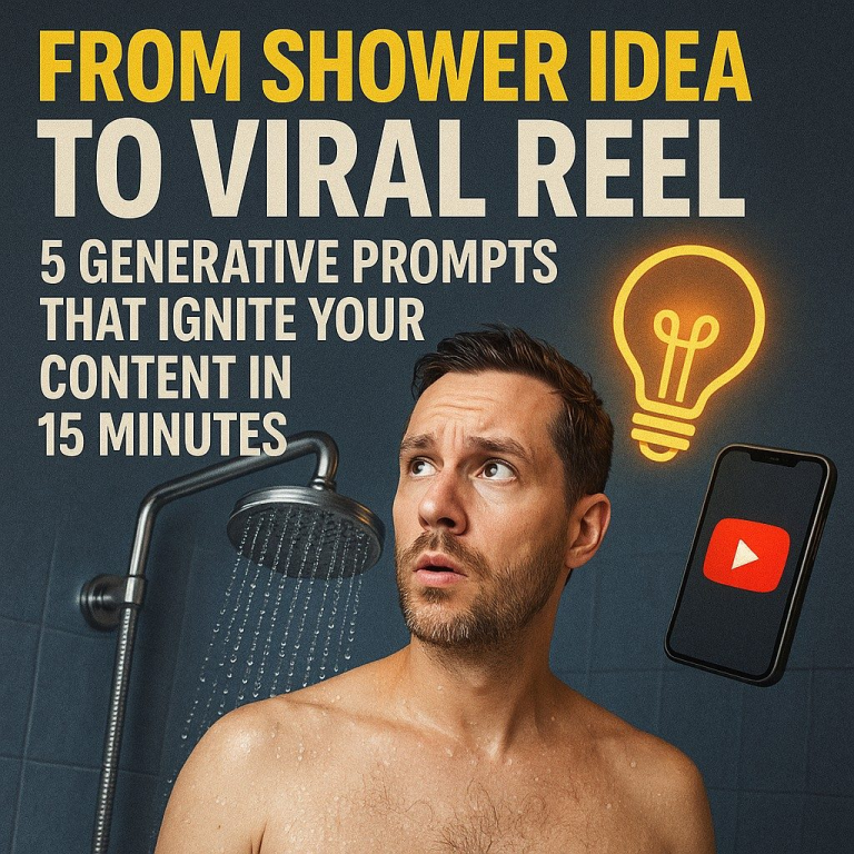 From Shower Idea to Viral Reel: 5 Generative Prompts that Ignite Your Content in 15 Minutes