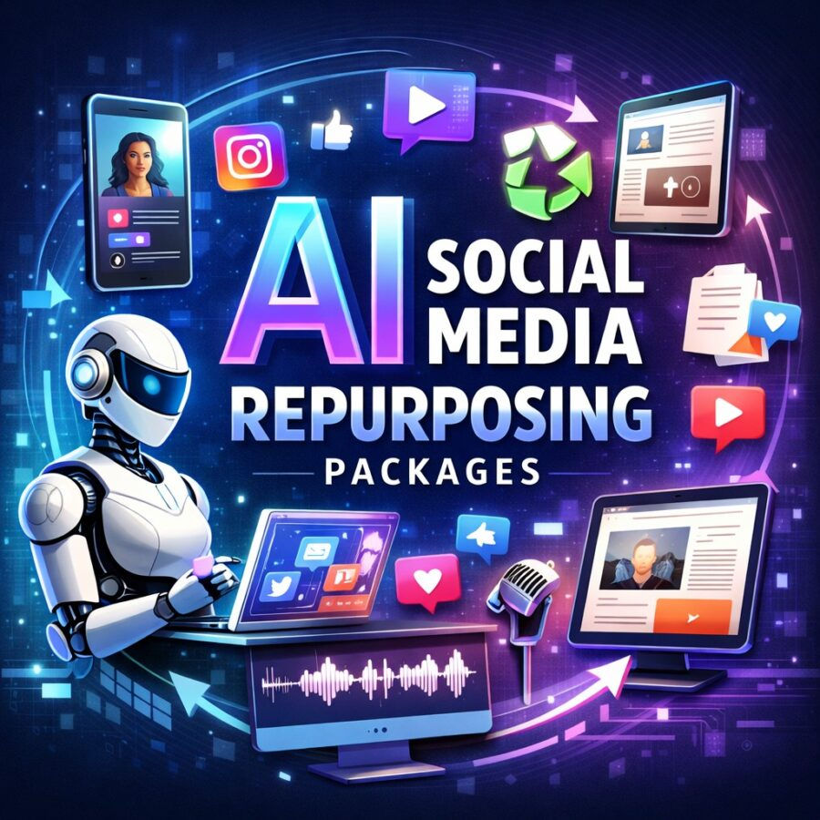 AI Social Media Repurposing Packages