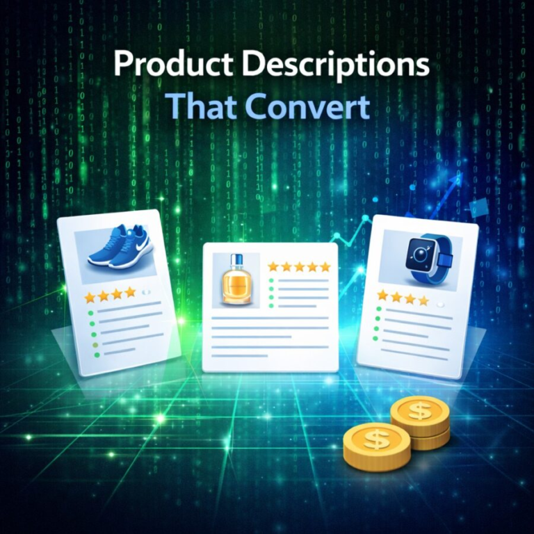 Product Descriptions that Convert