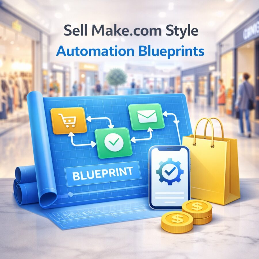 Sell Make.com Style Automation Blueprints